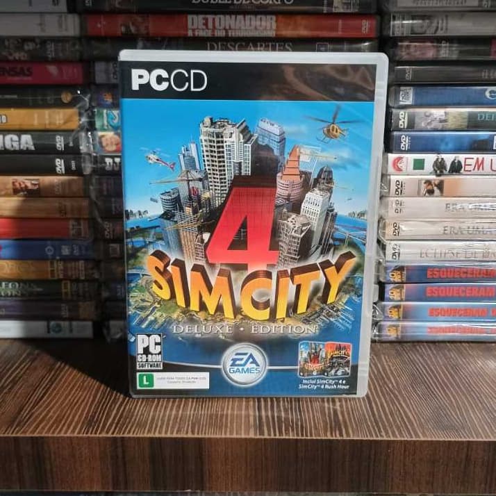 CD PC GAME - SIM CITY 4 - DELUXE EDITION - DUPLO
