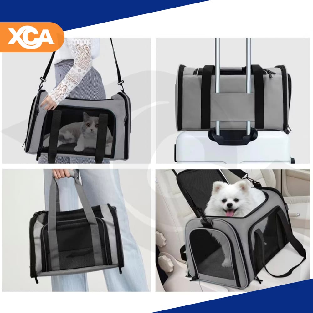 Bolsa Transporte Pet Viagem Gato Cachorro Cães Gatos Mala Passeio Mochila Avião Super Luxo