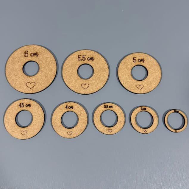 Gabarito para cortador - corte de adesivos/tags