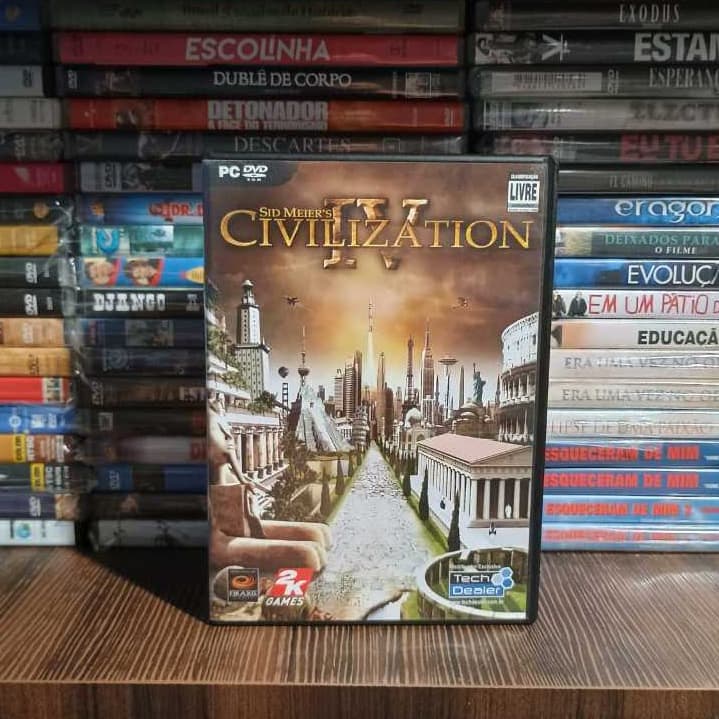 DVD - PC GAME - CIVILIZATION 4 (LEIA A DESCRIÇÃO)