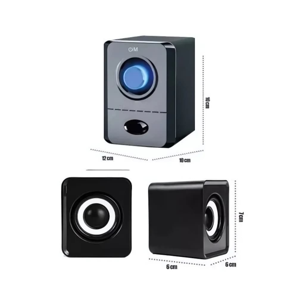 Caixa de Som H'Maston Ys-06 Preta Audio Studio