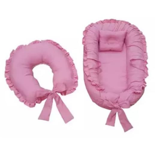 Ninho Redutor de Berço com Almofada de Amamentação Kit Completo