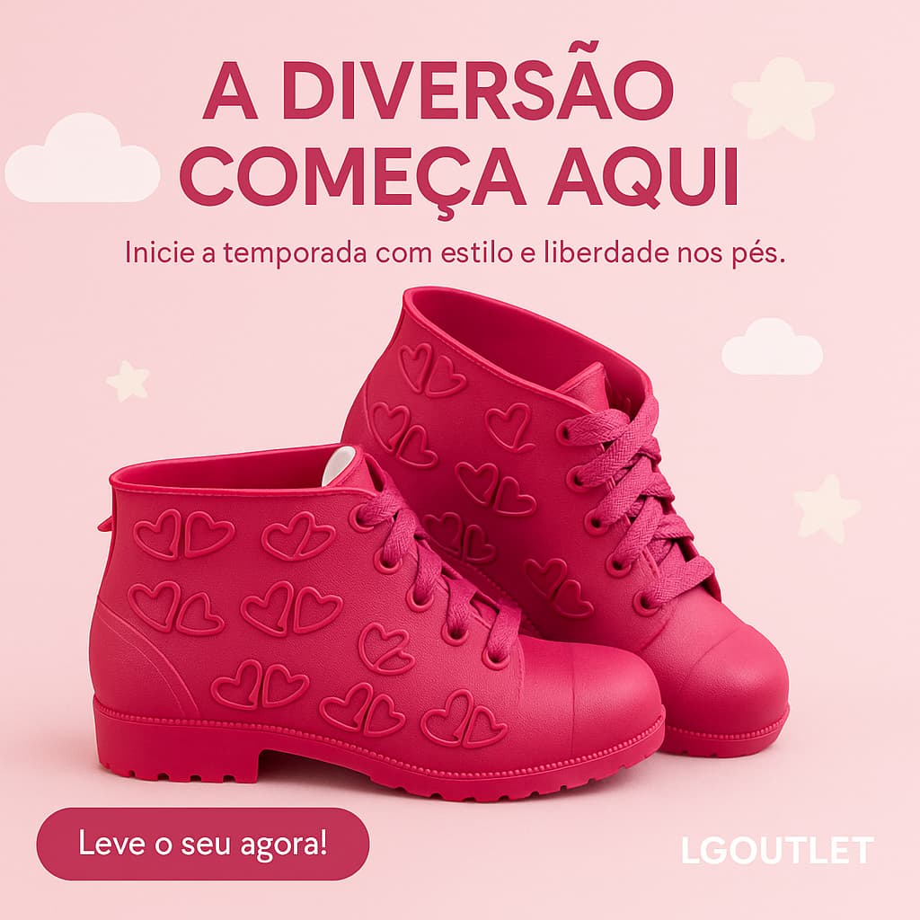 Botinha Coturno Infantil Feminina Super Confortavel Para Passeios e Escola Promocao