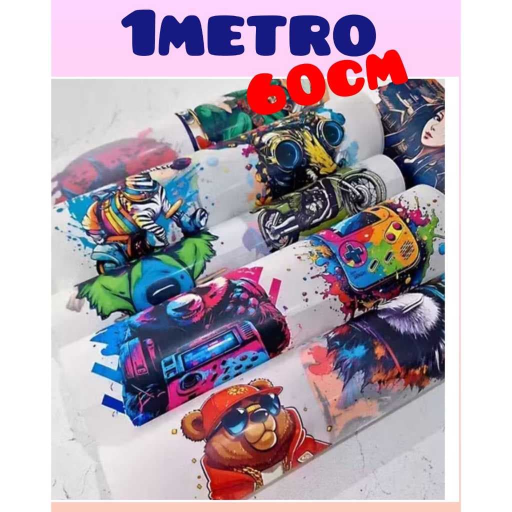 Dtf  *PARA TECIDO*  Impressão Qualidade -DTF TEXTIL 60CM LARG.- (ENVIE SUA ARTE) Envio Rápido