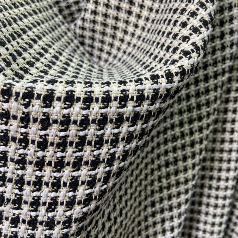 Tecido Lã Tweed Luxo com Fio de Lurex Moda Inverno Metro 1,50M de Largura