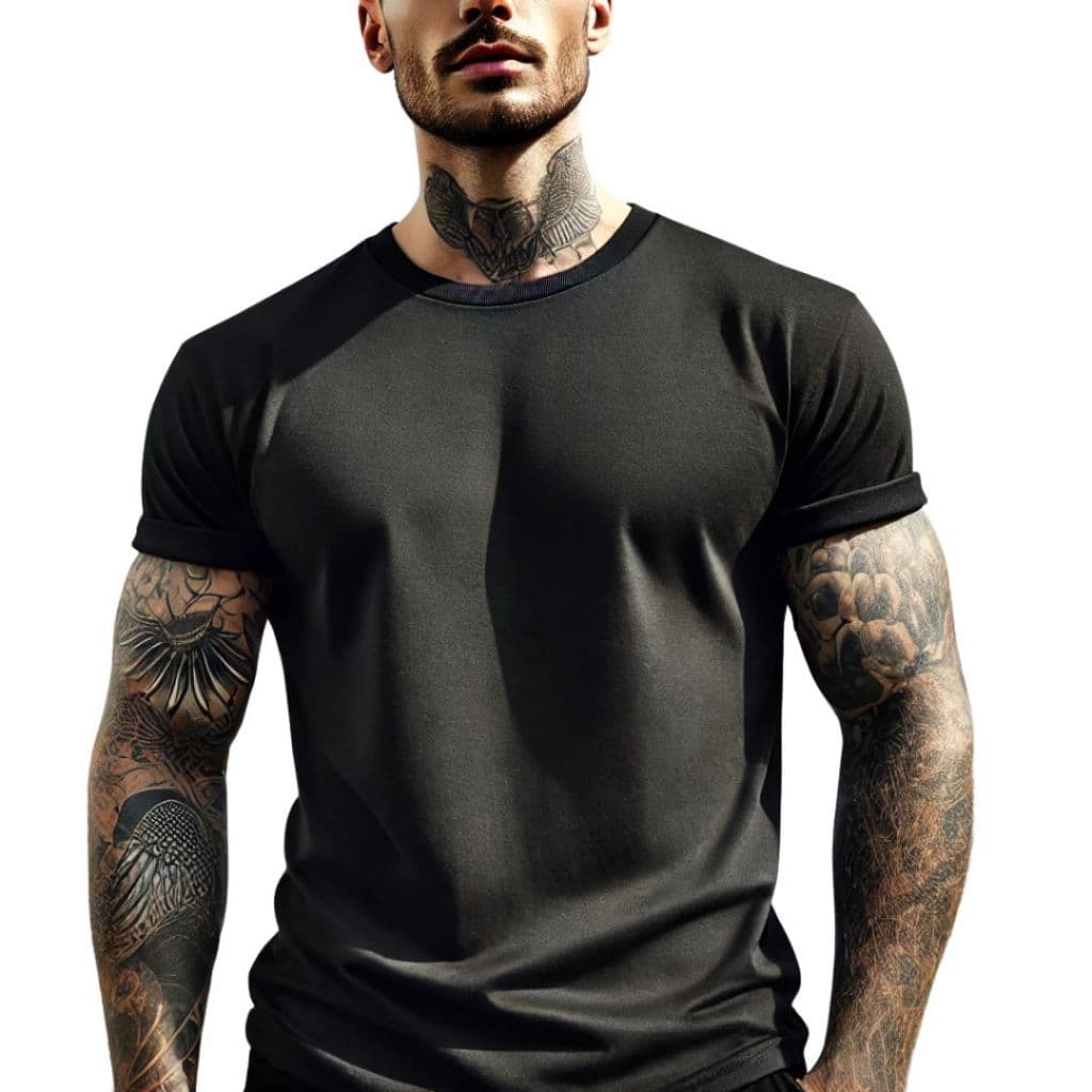 CAMISETA MASCULINA TECIDO PREMIUM LISA OFERTA