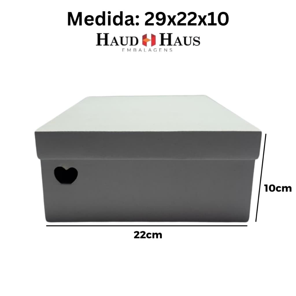 Kit c/ 10 Caixas de Papelão 29x22x10 cm –BRANCA- Ideal para Envios e Armazenamento!