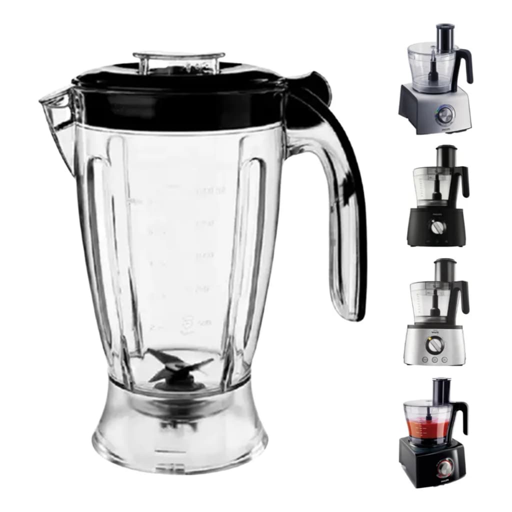 Copo Jarra Liquidificador Walita Revolution Ellite RI7771/ RI7774/RI7775/ RI7776/RI7778 Tampa Preta