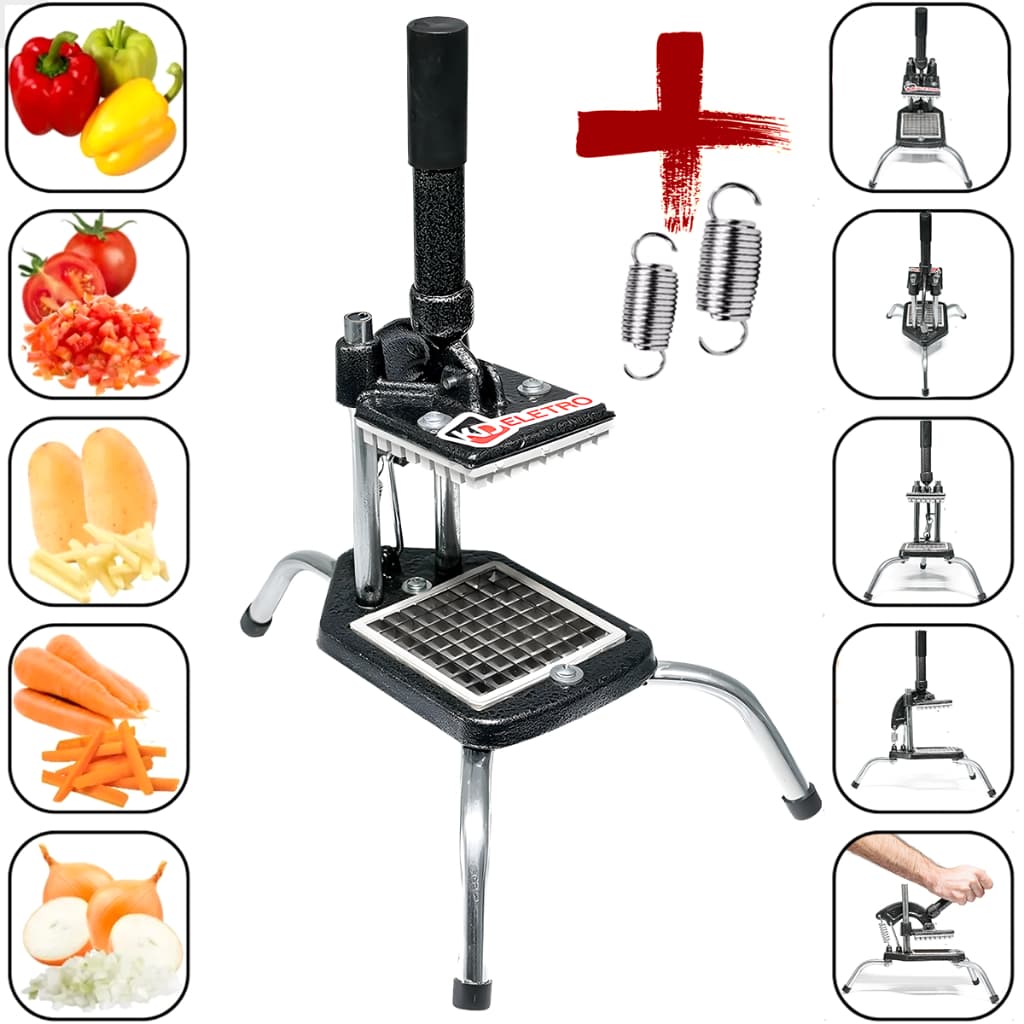 Picador Cortador Fatiador de Legumes Profissional - Pequeno - Batata Palito