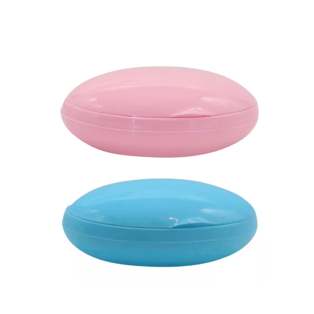 Saboneteira Mamãe e Bebê Oval Menino Menina