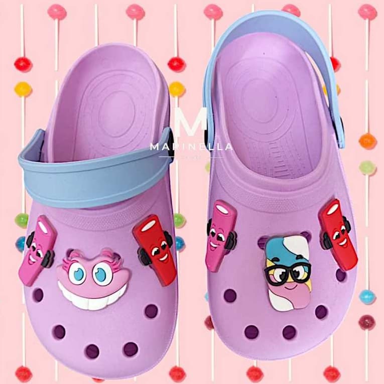 Babuche Docinho Infantil Menina Fashion Modinha Doces Colorido Confortável