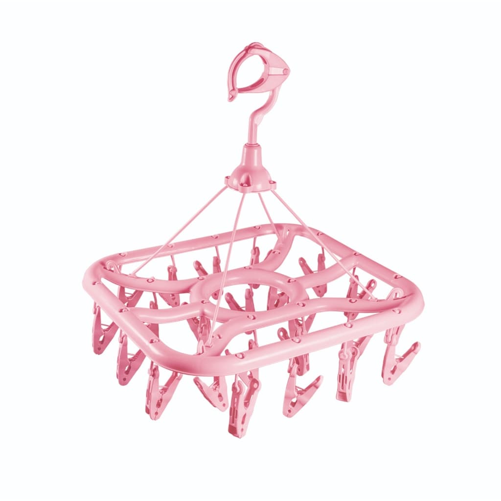 Varal Multiuso Plástico Roupa Intima 24 Prendedores Cores Sortidas