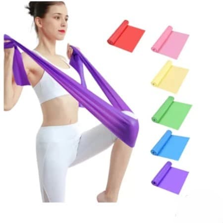 Faixa Elástica Fisioterapia Academia Exercício Thera Band Funcional Yoga Pilates