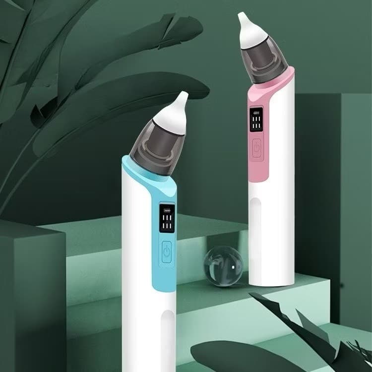 Aspirador Nasal Recarregável Para Bebês Silicone Ajustável Sucção Elétrica Crianças