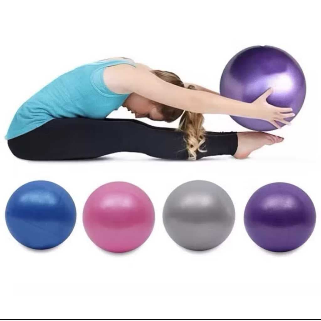 Bola Yoga Pilates - Kit 1 ou 2 bolas 25cm De PVC Exercício Yoga Pilates Ginastica Fisioterapia