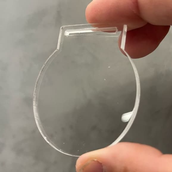 Kit Medalhas Acrílico Cristal 2mm Redonda Lisa 5cm Resistente Premiação