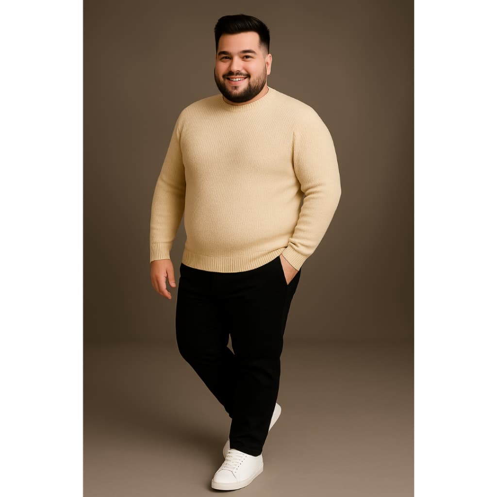 Sueter masculino Plus Size Blusa de frio G1 G2 G3