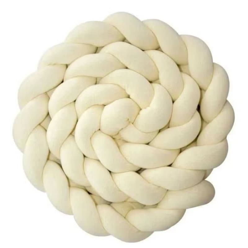 Trança 4 Metros Protetor Berço e cama Montessoriana Bege