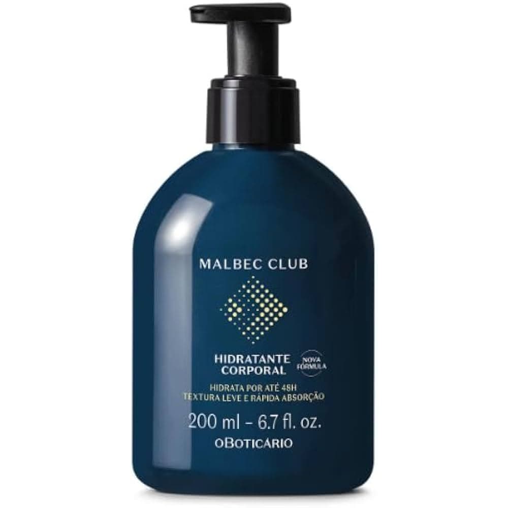 Loção Hidratante Corpo Boticário Malbec Club 200ml