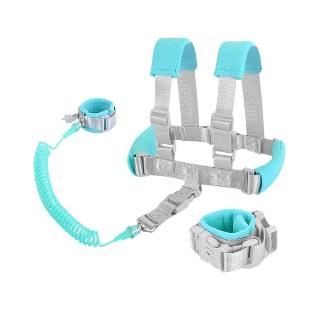 Pulseira Colete Segurança Anti Perda Infantil Criança de Passeio Viagem Cinto  Ajustável Regulável Reforçado