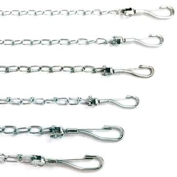 Corrente Para Cão Coleira Pet Cachorro Gato Guia Aço Elo Torcido Várias Medidas Aço Resistente