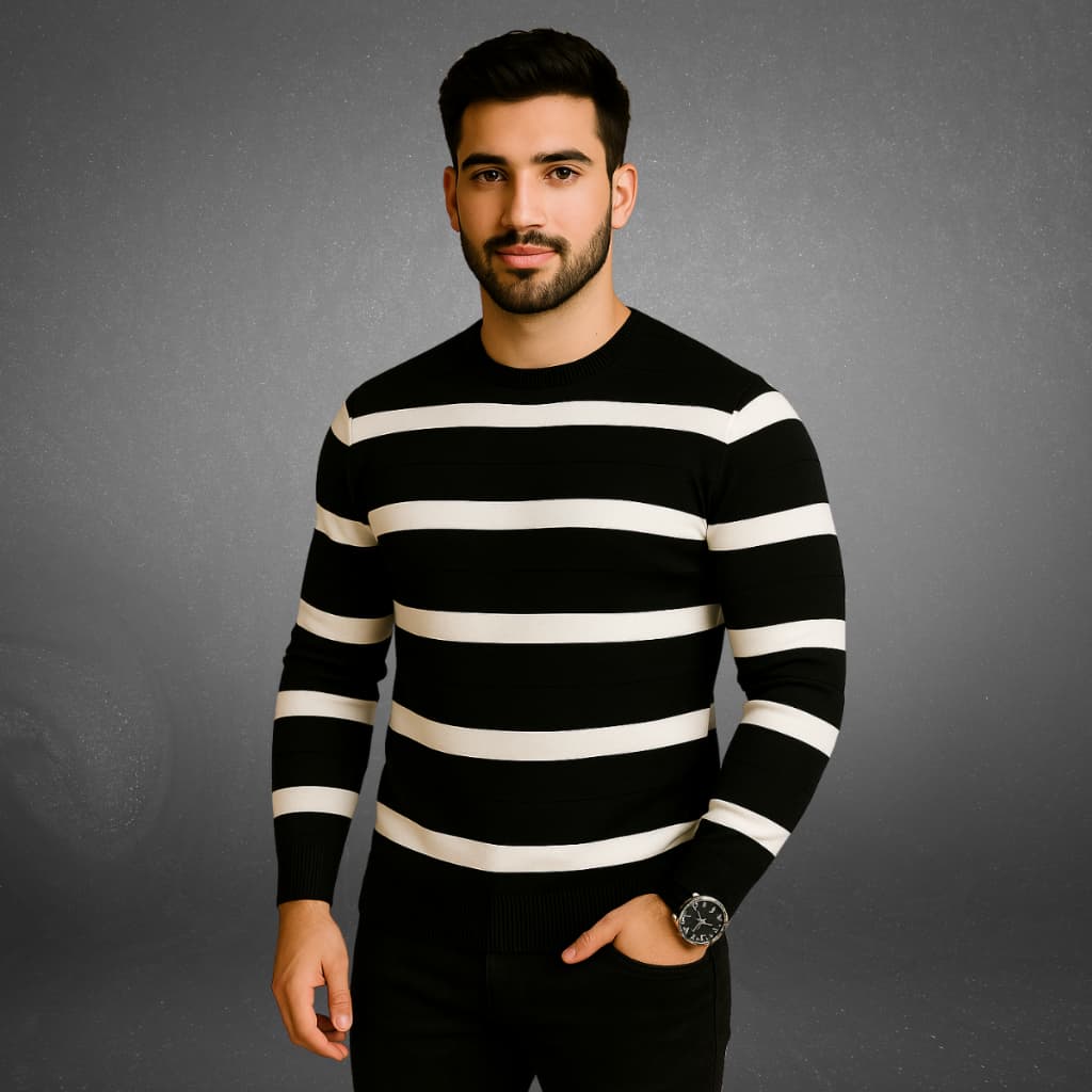 Sueter Masculino Gola Redonda Blusa De Frio Masculina Casaco Masculino