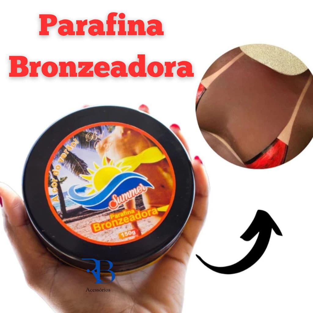 Parafina Bronzeadora De urucum Acelerador Summer Bronze 150g