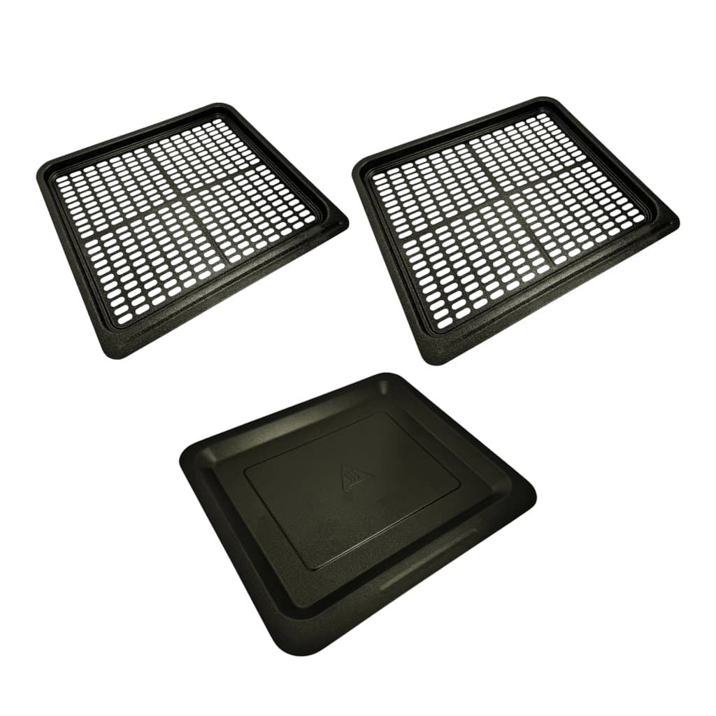 Kit 2 grelhas + 1 bandeja antiaderente air fryer Philco Pfr2200p E Britania Bfr2100p Bfr2300p Bfr2150rs