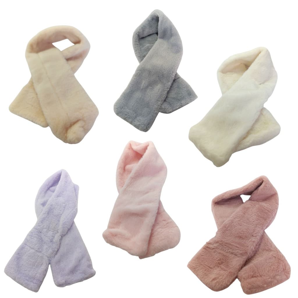 Cachecol infantil liso -  Proteção contra o frio -  Quentinho - confortável e estiloso