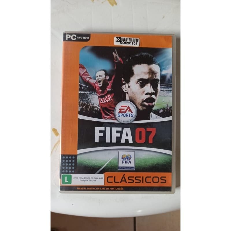 PC GAME - FIFA 07 - original, usado, completo e em bom estado