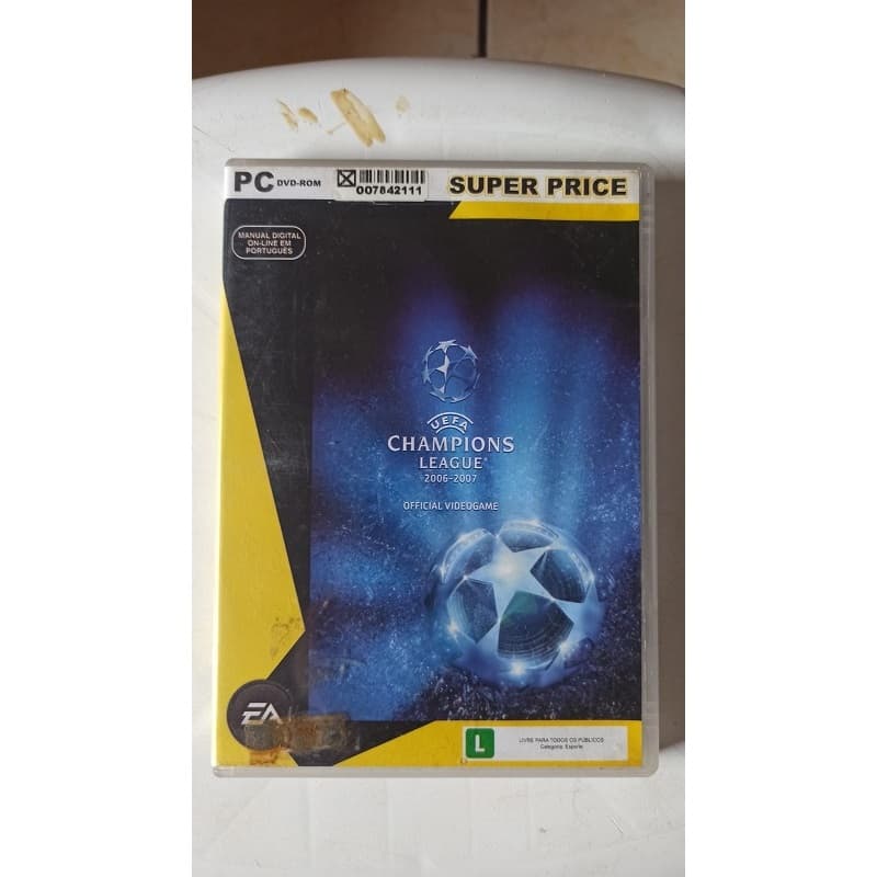 PC GAME - UEFA Champions League 2006-2007 - original, usado, completo e em bom estado