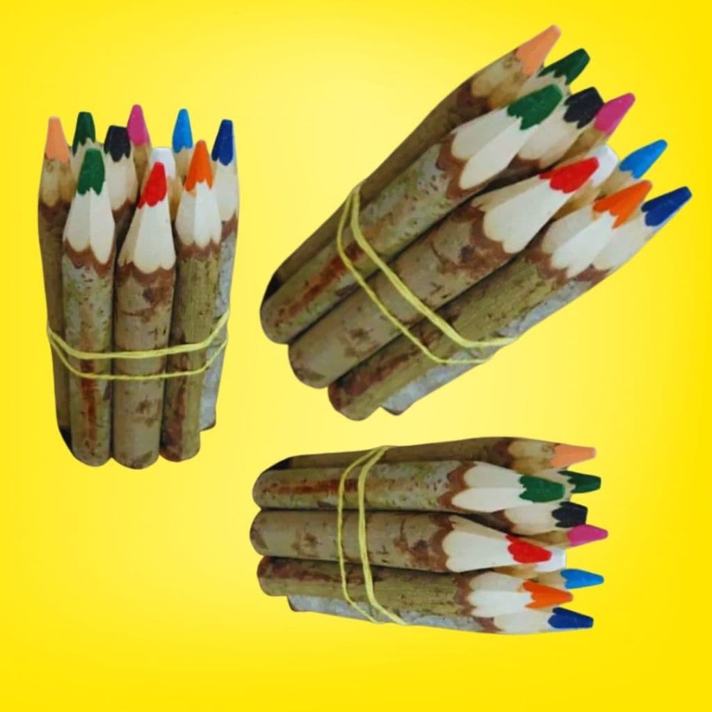 Lápis de Cor Decorativo Artesanal "Decoração com Arte"