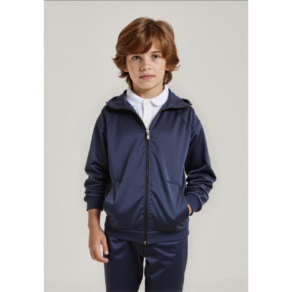 Jaqueta Escolar Chimpa Unissex para Crianças Adolescentes Conforto Inverno