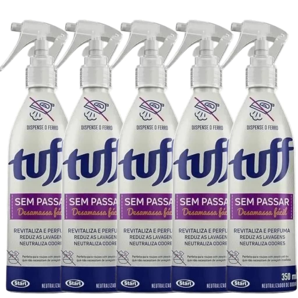 Kit 5 START Neutralizador Tuff Sem Passar Desamassa Fácil 350ml