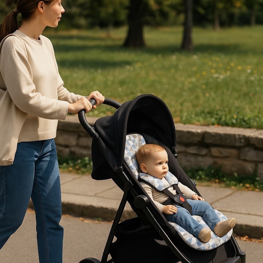Capa Acolchoada Para Carrinho De Bebê Infantil Menino Menina