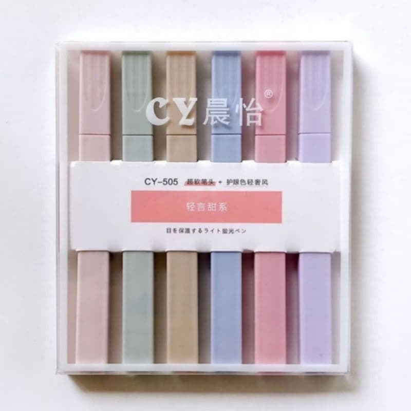 Kit Marca texto -  Caneta Marca Texto tons  pasteis.