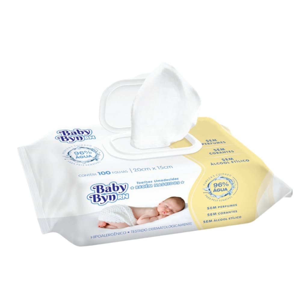 Toalha Umedecida Baby Byn RN 100fls (1und)