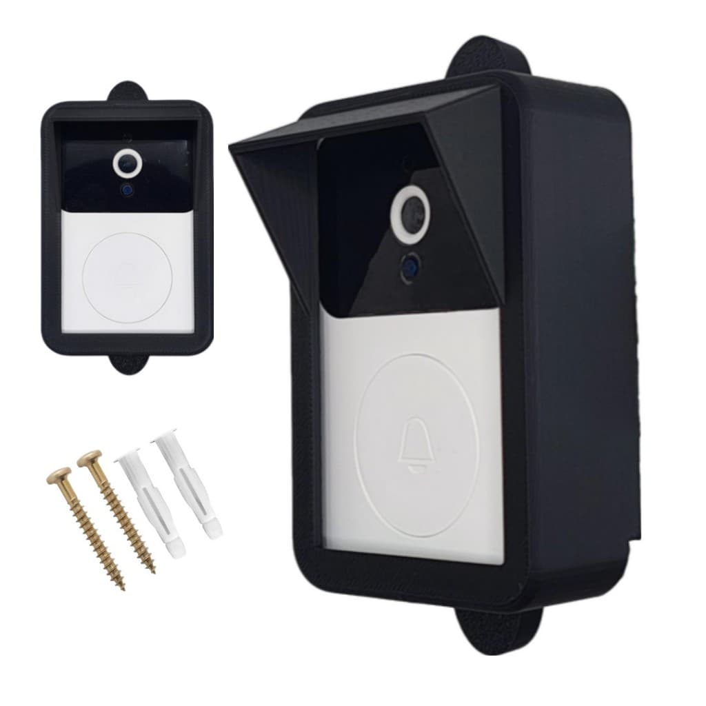 Capa de proteção anti furto e chuva para campainha tuya M8 M9 X9 Preto ou Branco