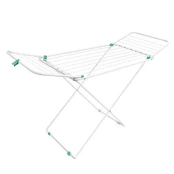 Varal De Roupas Chão AÇO Reforçado napoles Com Abas Retrátil SECALUX