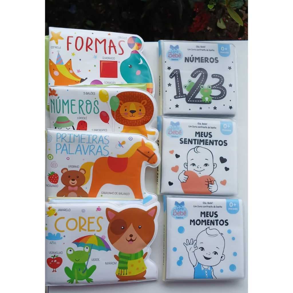 kit promocional  livros de banho para bebês Olá, Bebê /aprendizado no banho Todolivro