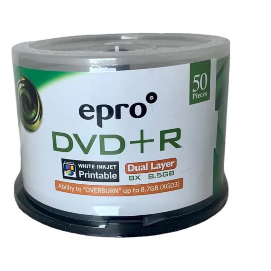 Dvd+r 8.5 Dual Layer Epro - Overburn Xgd3 5 Unidades