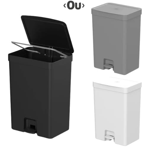 Lixeira de Pedal Trium 30L Ou