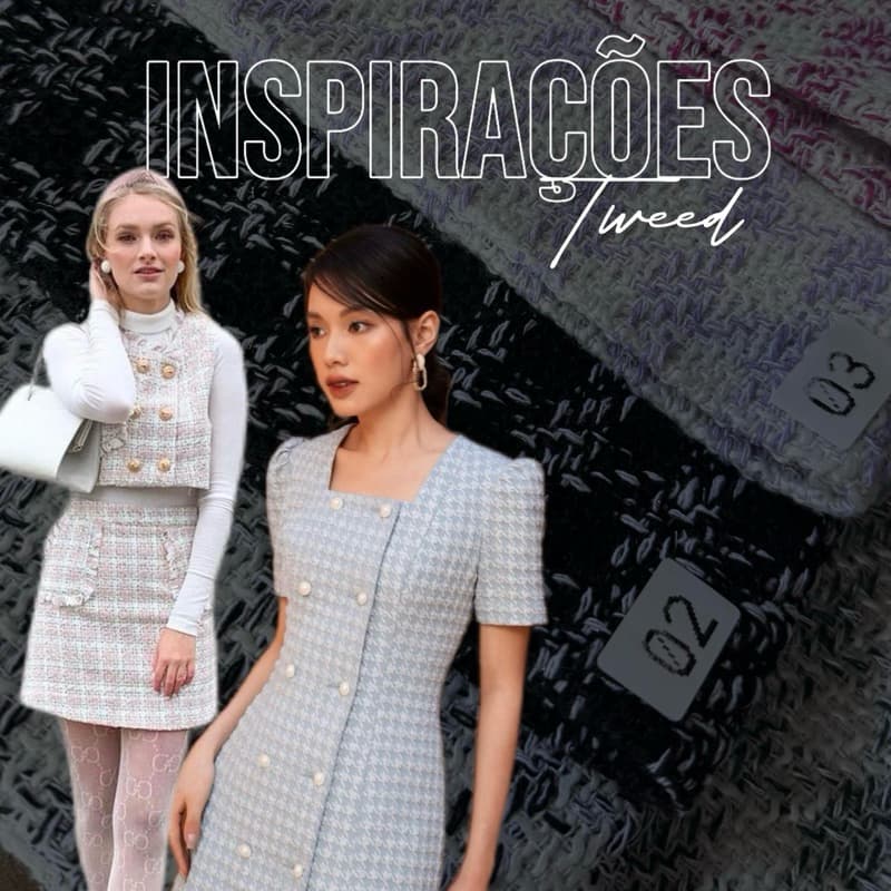 tecido tweed inverno P/casaco(1,00mt x 1,47mt)