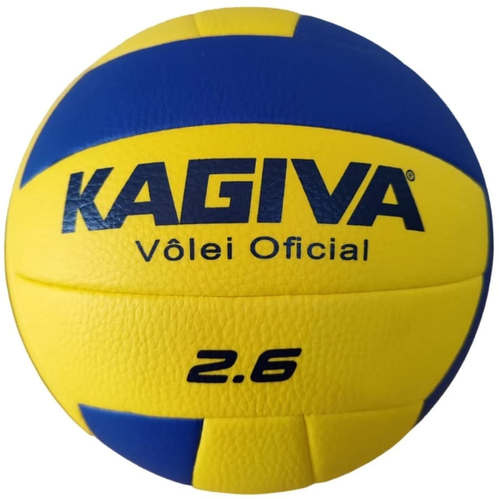 Bola De Vôlei Oficial Kagiva 2.6 Macia 0% Absorção Água