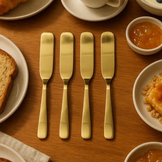 Conjunto 4 Espátulas em Aço Inox 13cm - Wolff