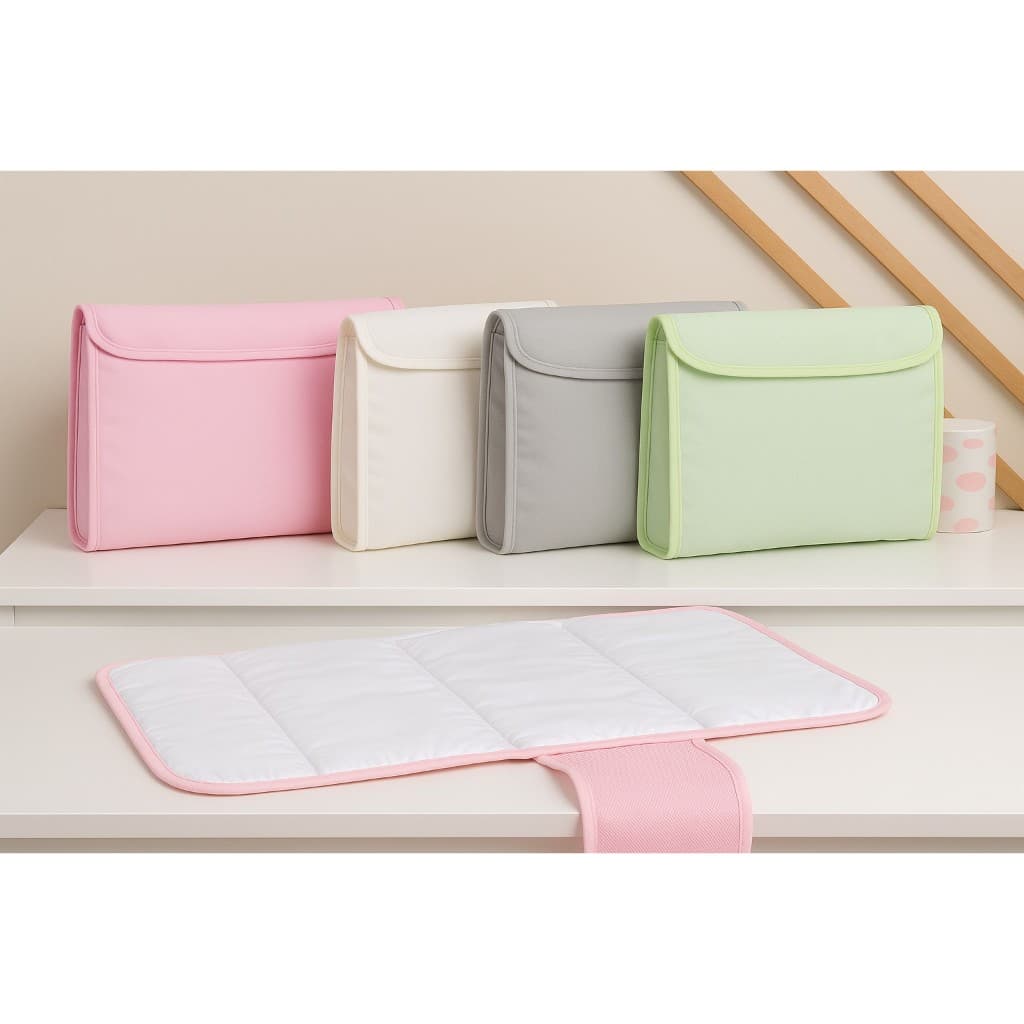 Trocador Portátil Bebê Impermeável Acolchoado Lisos