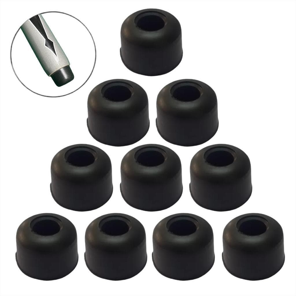 Culatra de Borracha Para Taco de Sinuca Bilhar Snooker Pé de Taco Culatras com 10 6 e 2 Unidades