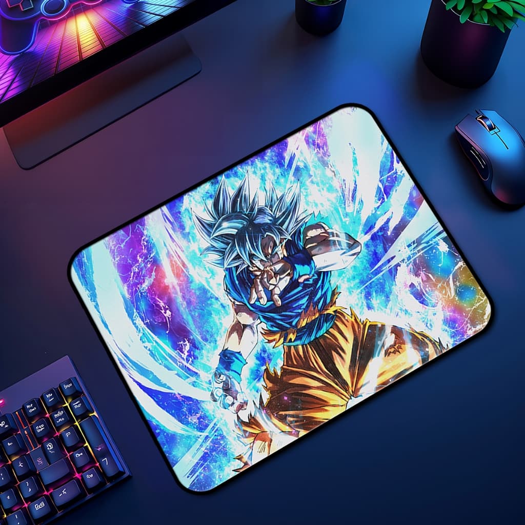 Mouse Pad Anime & Games Quadrado Antiderrapante 24x26 Cm Premium Anime Borda Costurada