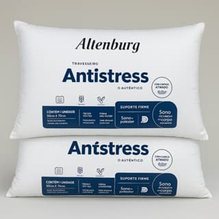 Kit 02 Travesseiros  Antistress  altenburgTech 0,50x0,70m