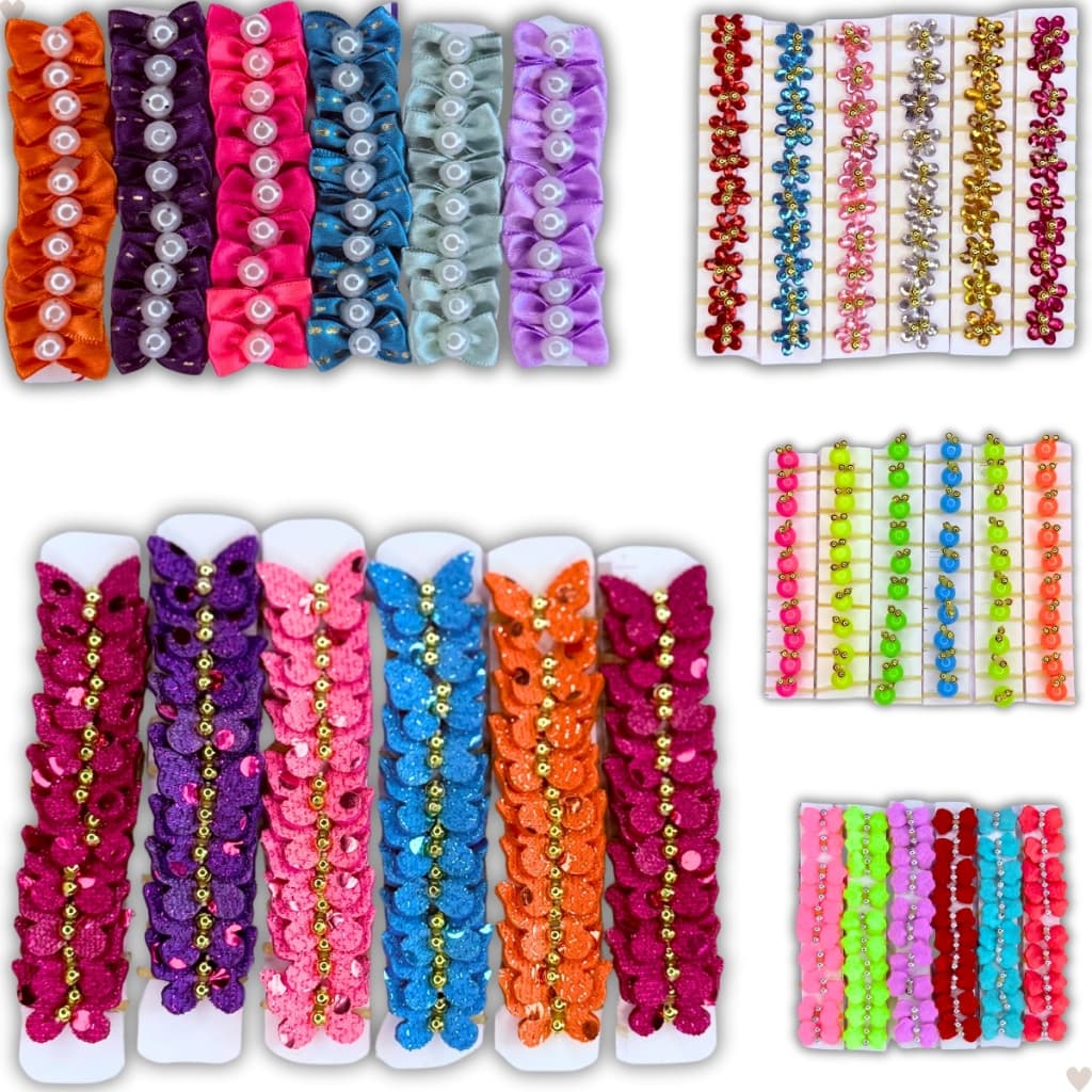 Kit 60 a 300 Lacinhos Pet Atacado Tamanho P Penteado Banho E Tosa Tira Para Pets